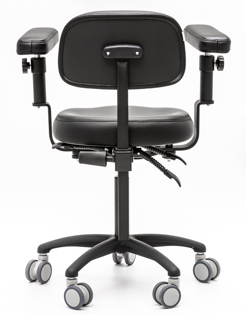 Стул микроскописта Mercury STANDART Black, HX001-36