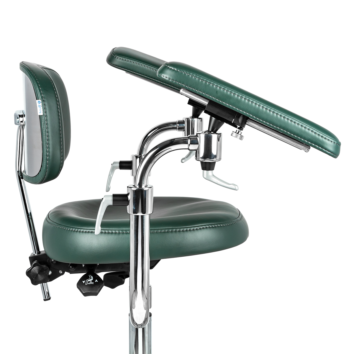 Стул микроскописта Mercury ELITE, мятный зеленый