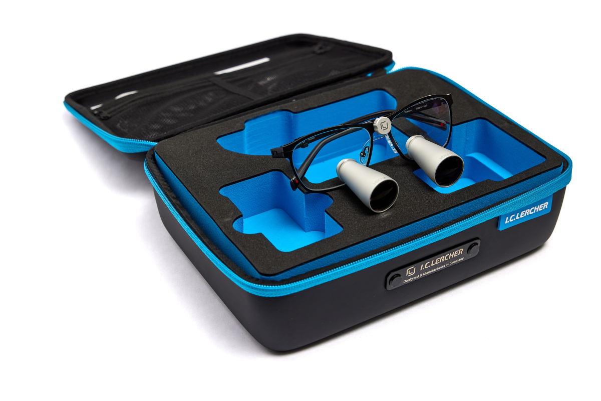 Лупа налобная VISIONX TTL 3.8 Black (Frame-titanium)