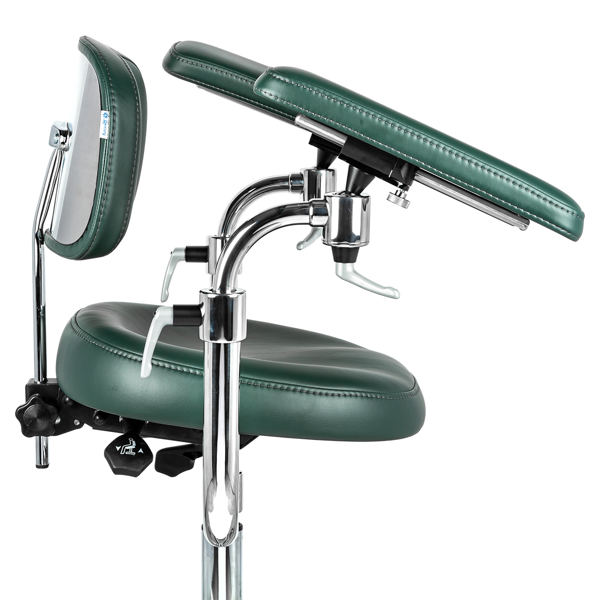 Стул микроскописта Mercury ELITE, мятный зеленый
