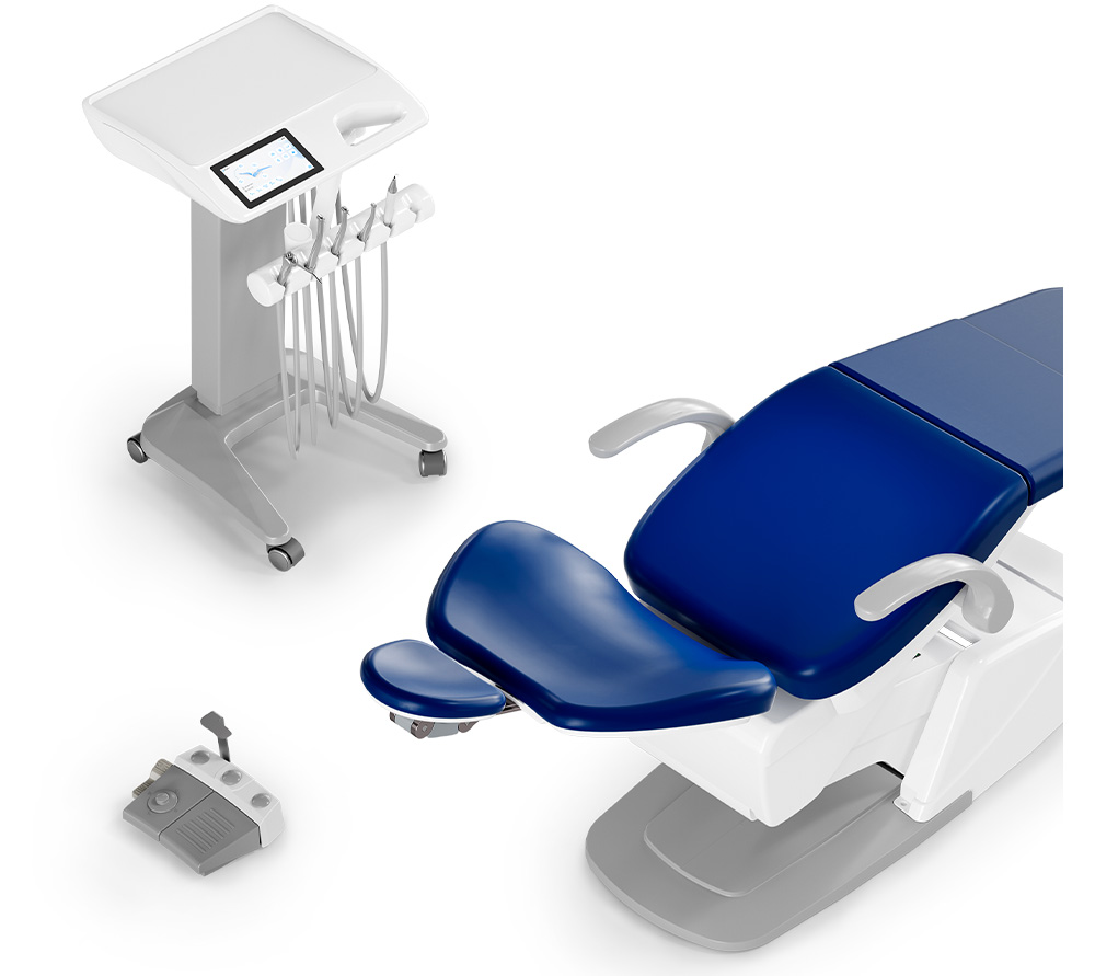 Lifedent E9-x cтоматологическая установка c подкатным модулем