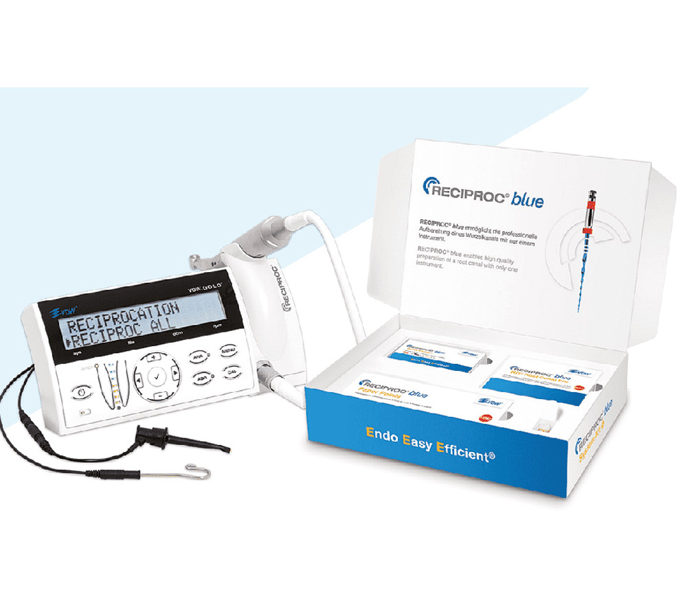 VDW Gold Reciproc + Sirona 6.1 эндомотор с функцией Reciproc, апекслокатором и угловым наконечником Sirona 6.1