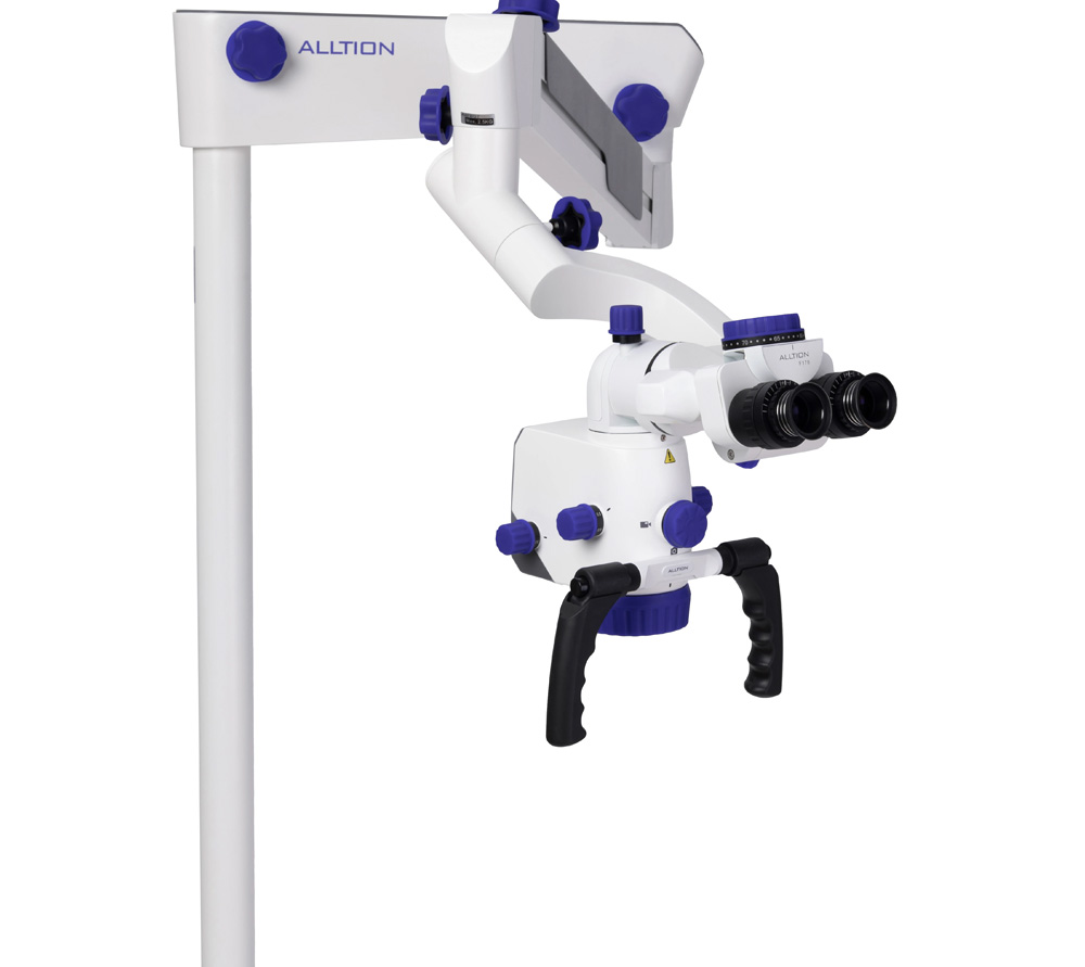 ALLTION AM-5000VF стоматологический микроскоп с вариоскопом и флуоресцентным режимом