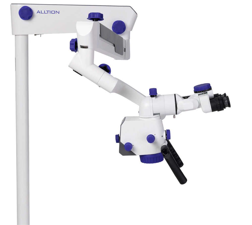ALLTION AM-5000VF стоматологический микроскоп с вариоскопом и флуоресцентным режимом