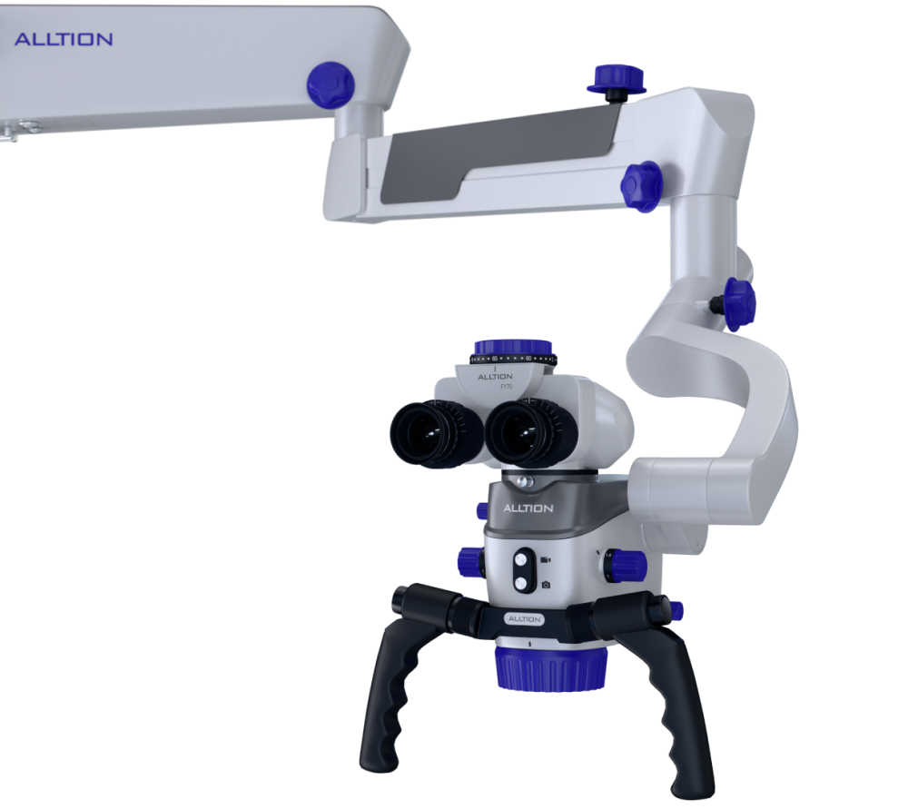 ALLTION AM-5000VFR стоматологический микроскоп с вариоскопом и флуоресцентным режимом