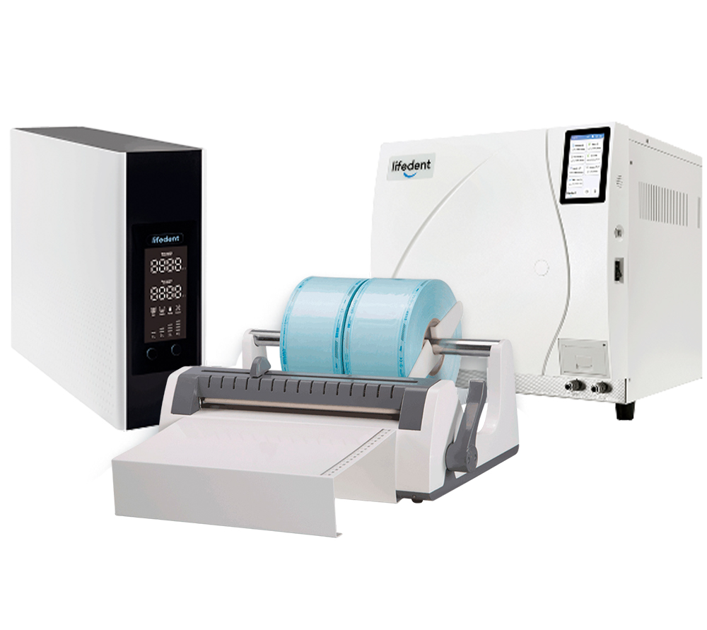 Комплект Lifedent: автоклав Apollo 23B + фильтр EGO-FILLER2 + запечатывающая машинка X330 (в подарок)