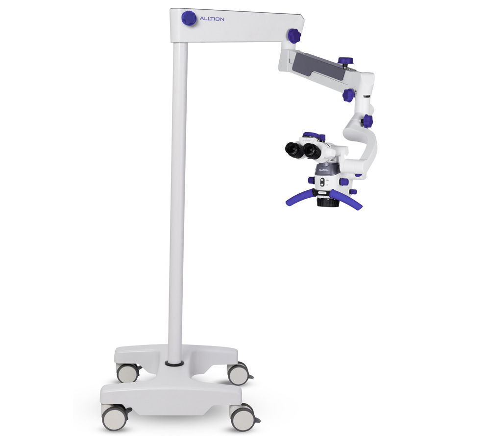 ALLTION AM-5000VF стоматологический микроскоп с вариоскопом и флуоресцентным режимом