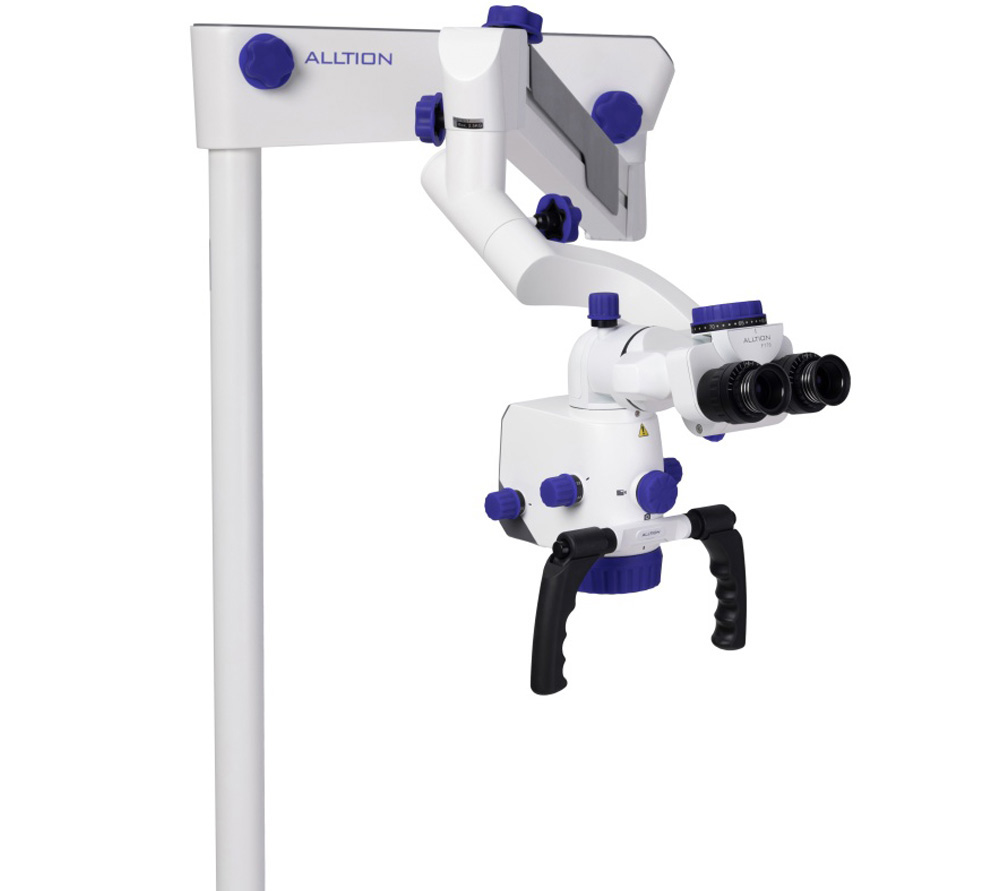 ALLTION AM-5000VF стоматологический микроскоп с вариоскопом и флуоресцентным режимом